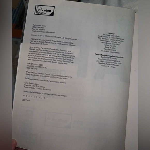 Annotated AP Chemistry Exam Review Workbook. Paperback. ISBN 978-1-5247-1039-2 - Picture 4 of 5